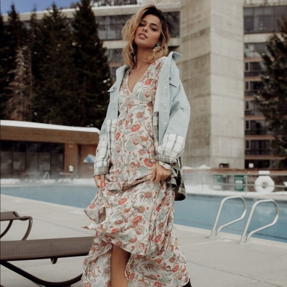 NWT Free People Earthfolk Maxi Dress